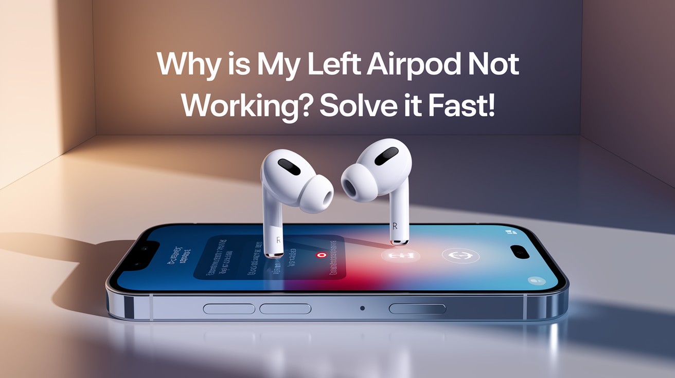 ¿Por qué mi AirPod izquierdo no funciona? ¡Resuelve rápidamente!