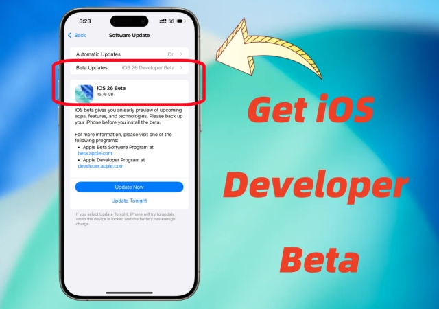 Cómo obtener el desarrollador beta de iOS 26 gratis
