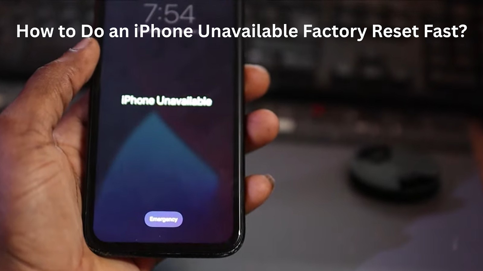 ¿Cómo hacer un restablecimiento de fábrica no disponible para iPhone rápidamente?