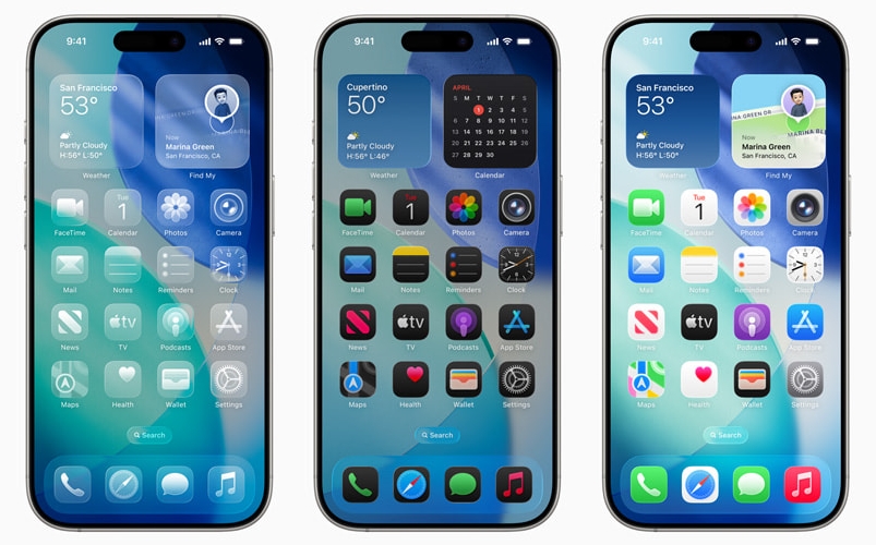 iOS 26 anunciado con nueva interfaz de vidrio líquido
