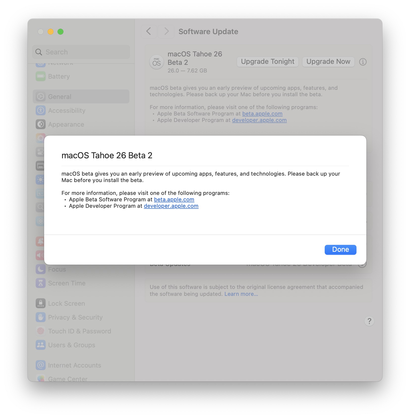 MacOS Tahoe 26 Beta 2 Descargar disponible ahora
