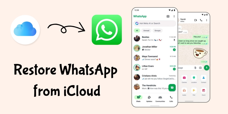 Cómo restaurar WhatsApp de iCloud [Última guía]