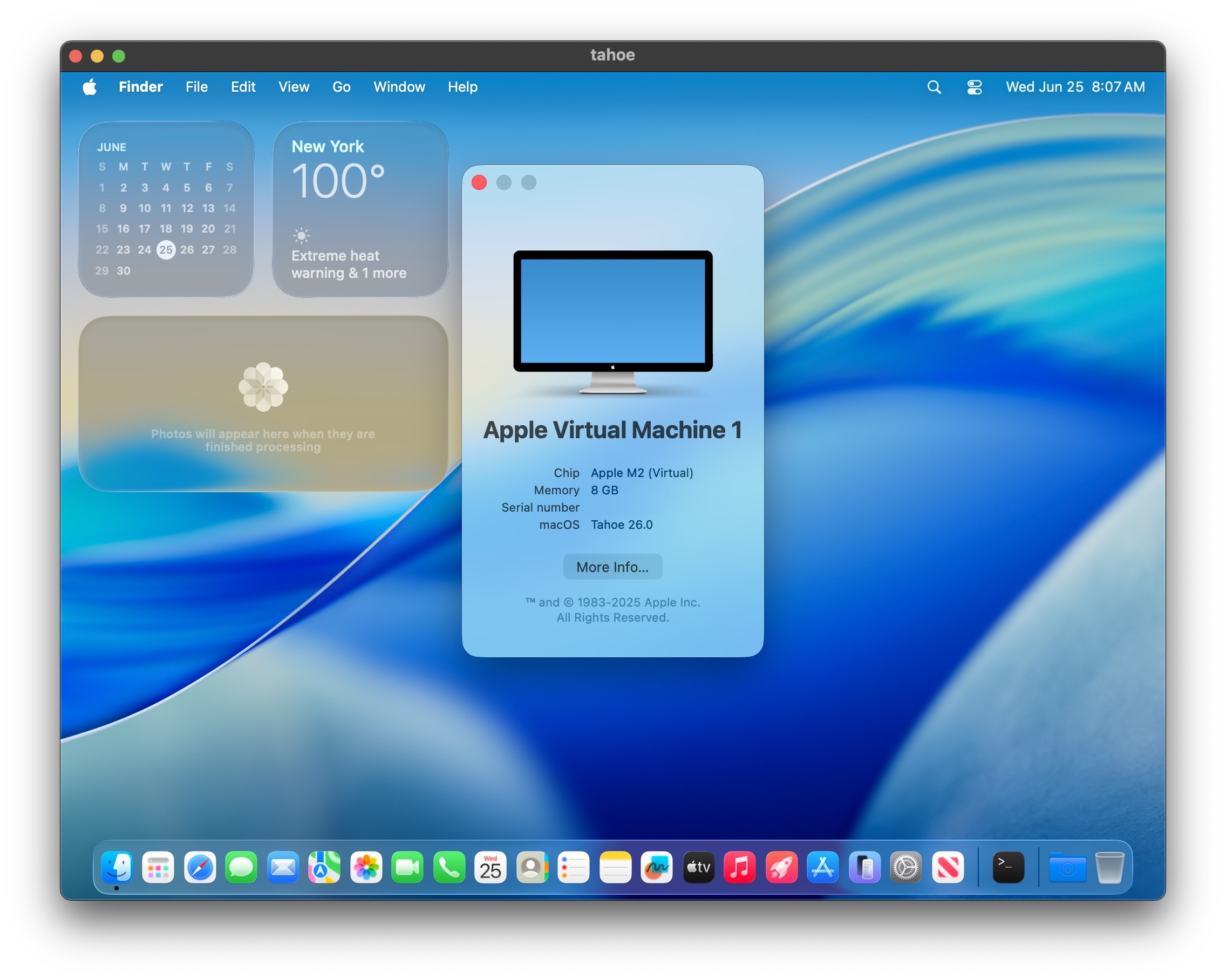 Cree un MacOS Tahoe 26 Beta VM con tres comandos en la terminal usando Tart