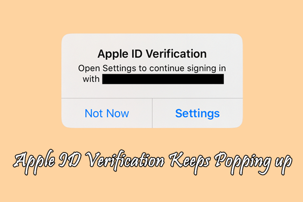 ¿La verificación de ID de Apple sigue apareciendo? ¡Fijado!