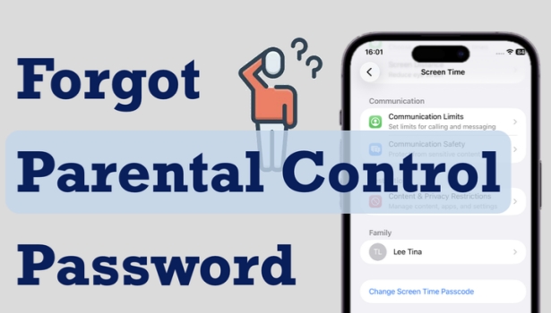 ¿Qué hacer si olvidó la contraseña de control parental para iPhone?