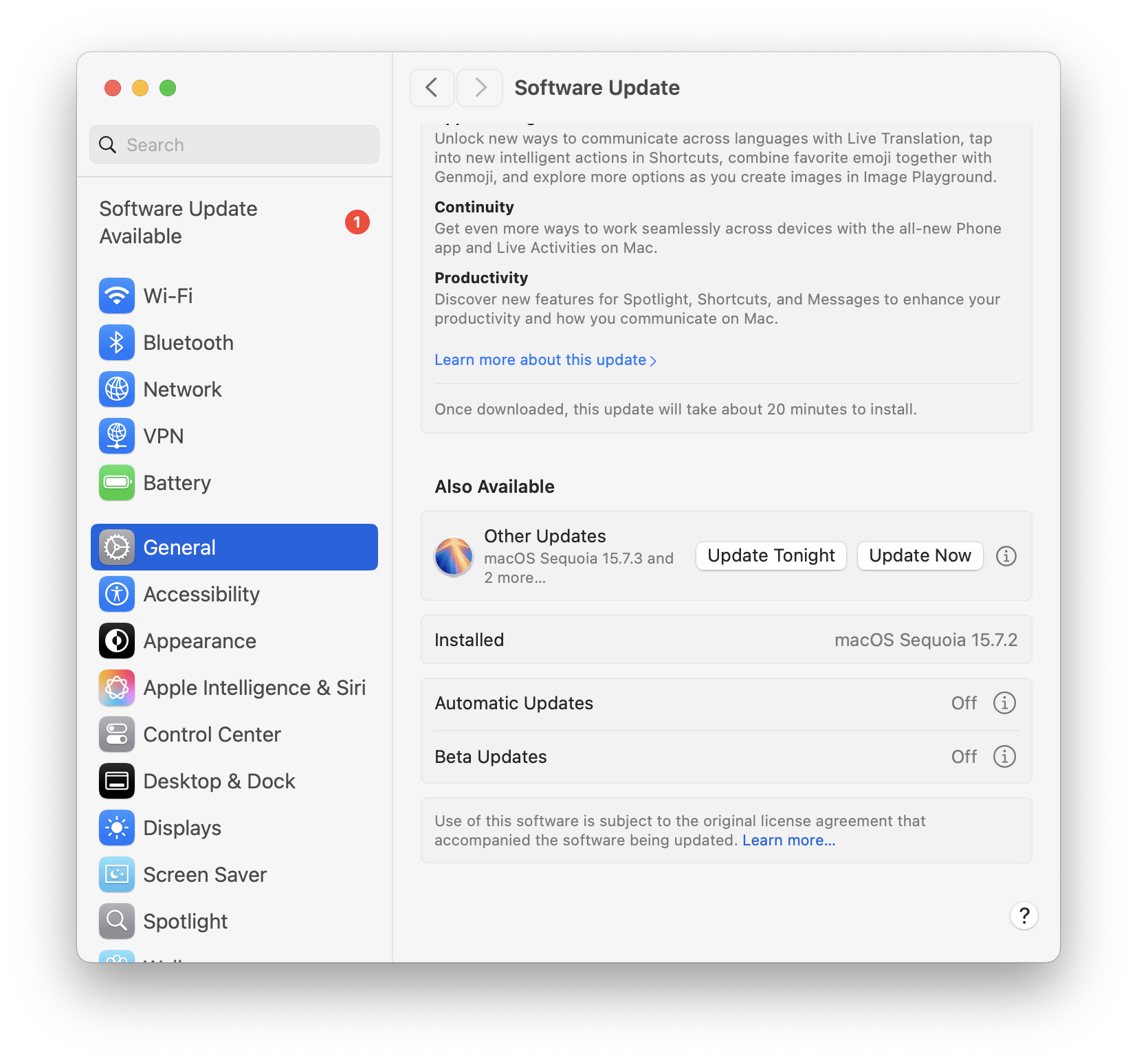 Lanzadas las actualizaciones de seguridad de MacOS Sequoia 15.7.3 y MacOS Sonoma 14.8.3