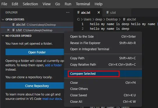 6 maneras de cómo comparar archivos en su PC