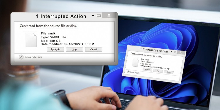 [Resuelto] No se puede leer desde el archivo o disco fuente
