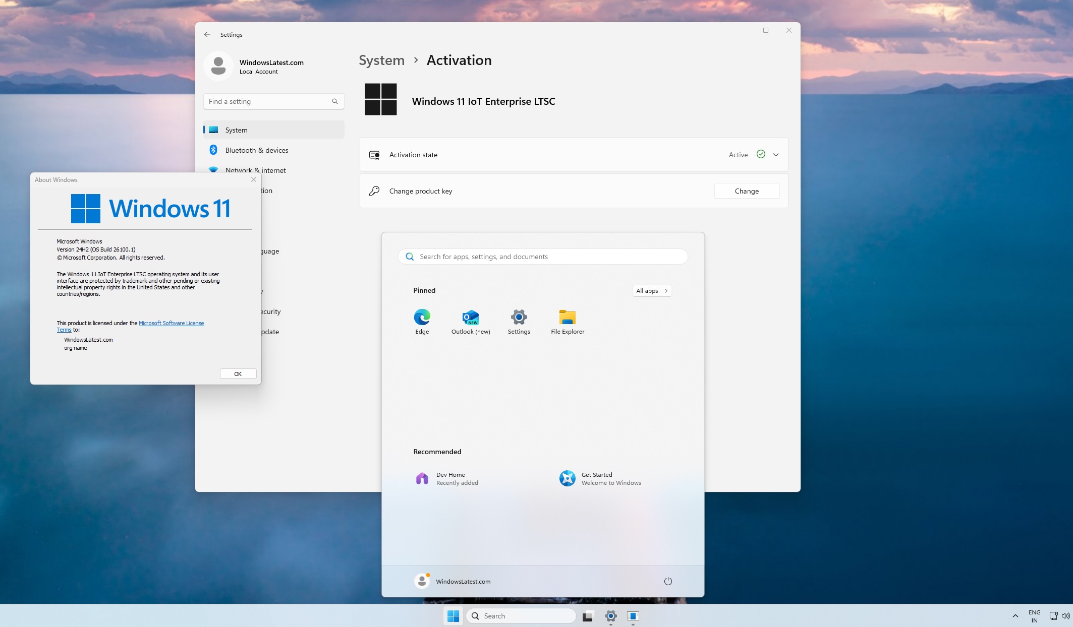Manos a la obra: Windows 11 versión 24H2 LTSC Build 26100 se filtra en línea
