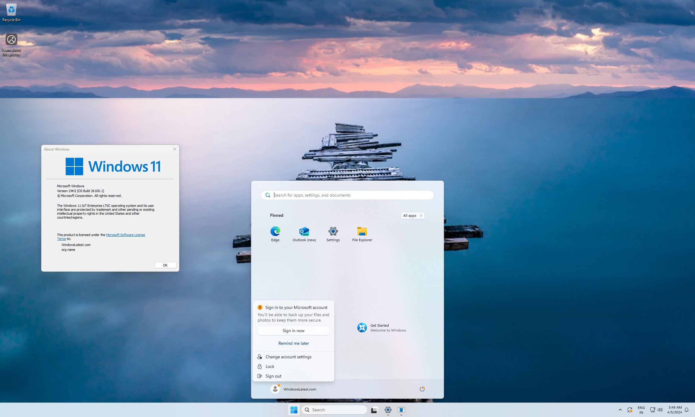 Descargar Windows 11 24h2 ISO (instalador fuera de línea), versión oficial