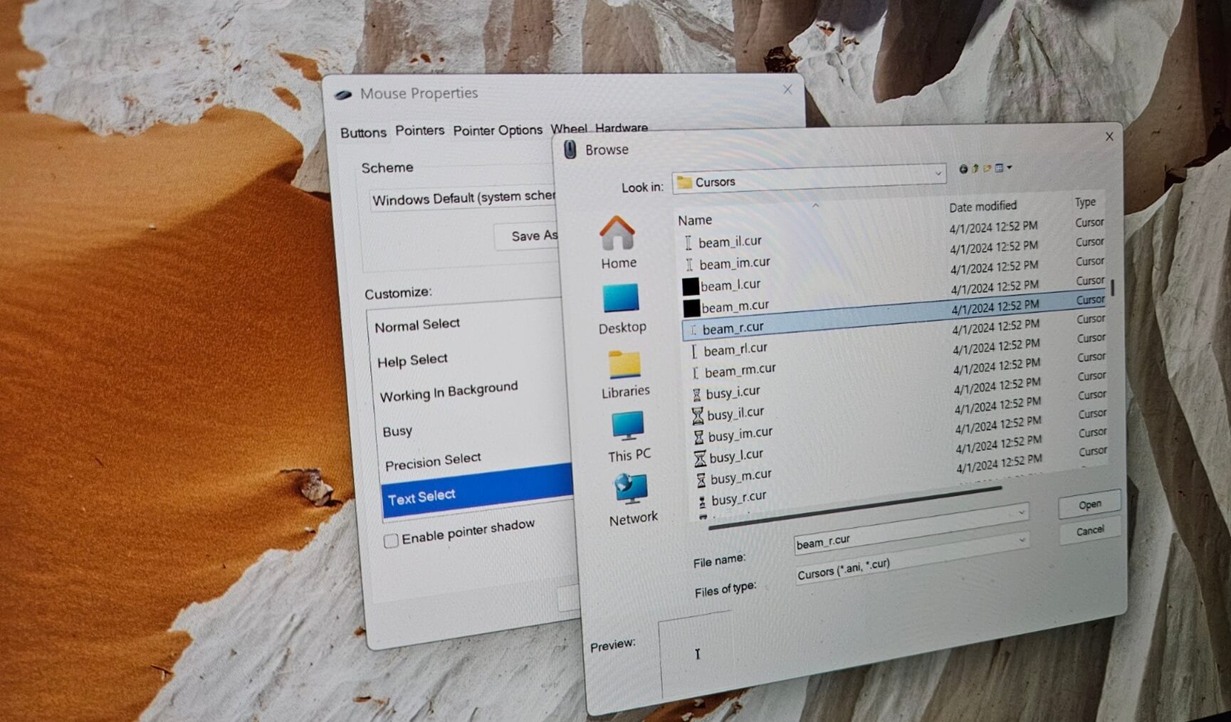 Un error de Windows 11 24H2 es tan extraño que hace que el puntero/cursor del mouse desaparezca