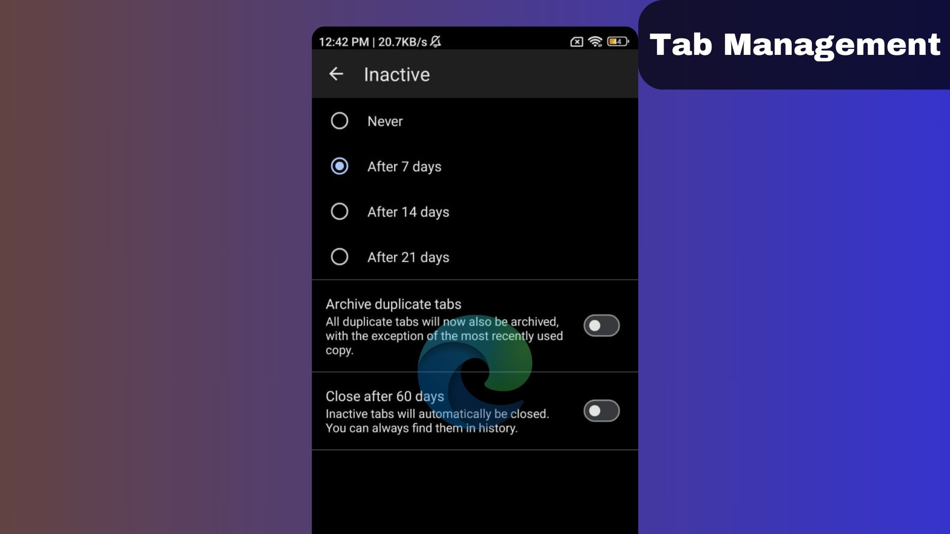 Microsoft Edge Android prueba una gran actualización con TAB Deltutter, AI AutOfill y más