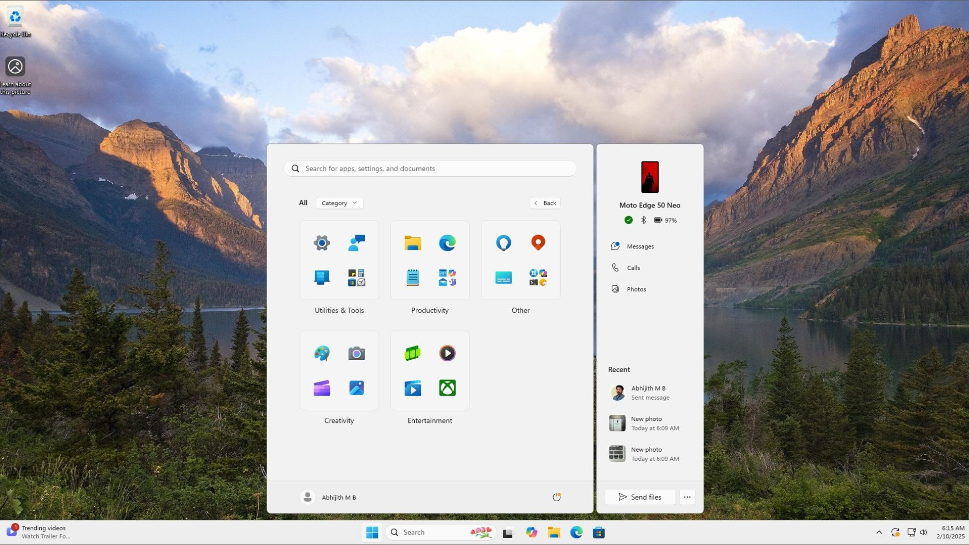 Probamos el nuevo diseño de menú de inicio de Windows 11, y ahora es realmente bueno