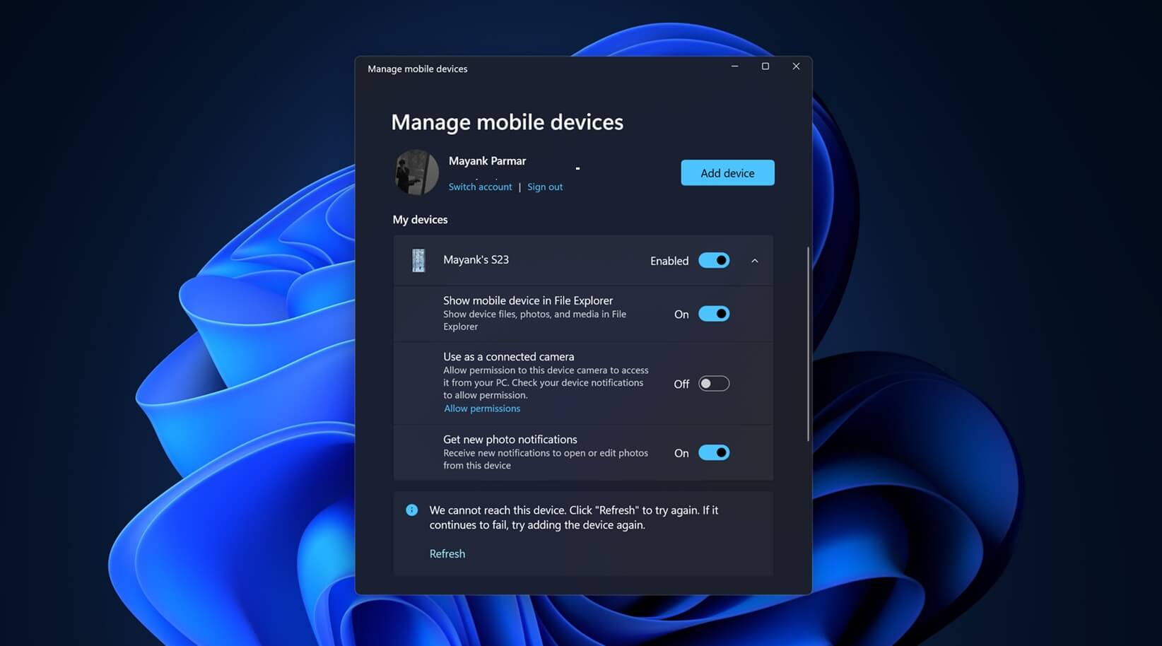 Windows 11 finalmente le permitirá desbloquear Android, iPhone sin eliminarlo de la cuenta de Microsoft