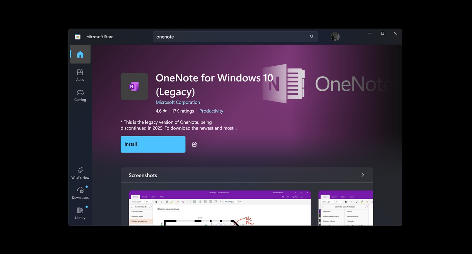 Microsoft lento intencionalmente OneNote para Windows 10, por lo que lo abandona más rápido