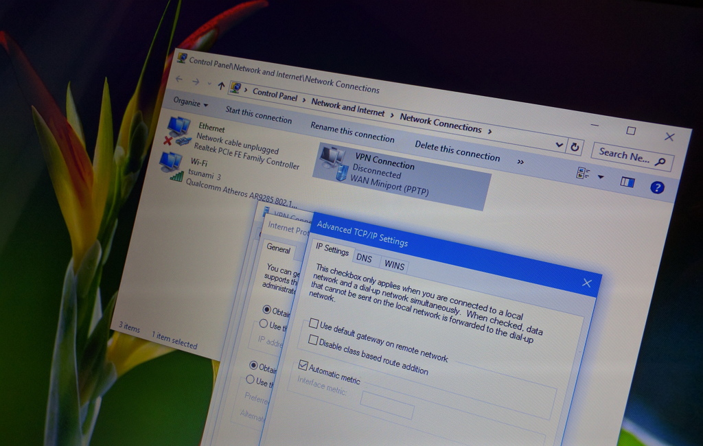 Cómo solucionar la lentitud de Internet durante la conexión VPN en Windows 10