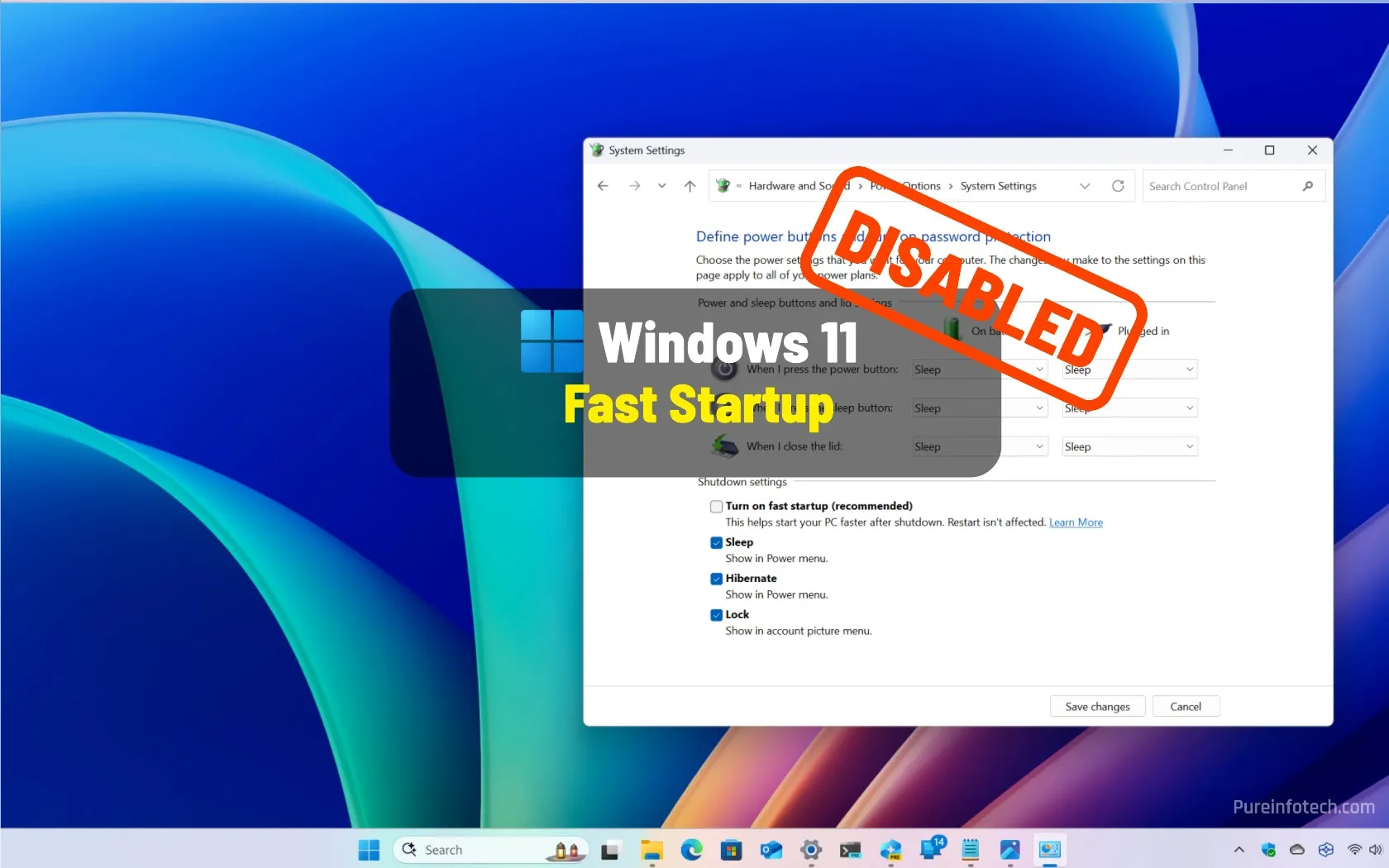 Cómo deshabilitar el inicio rápido en Windows 11, 10