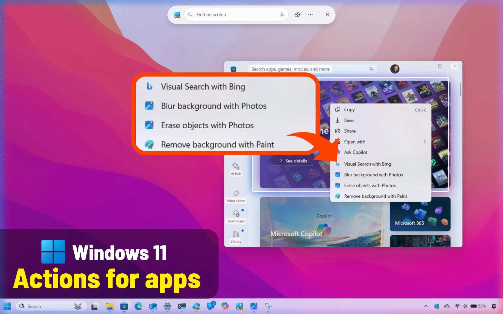 Cómo agregar o eliminar acciones de las aplicaciones en el menú contextual en Windows 11