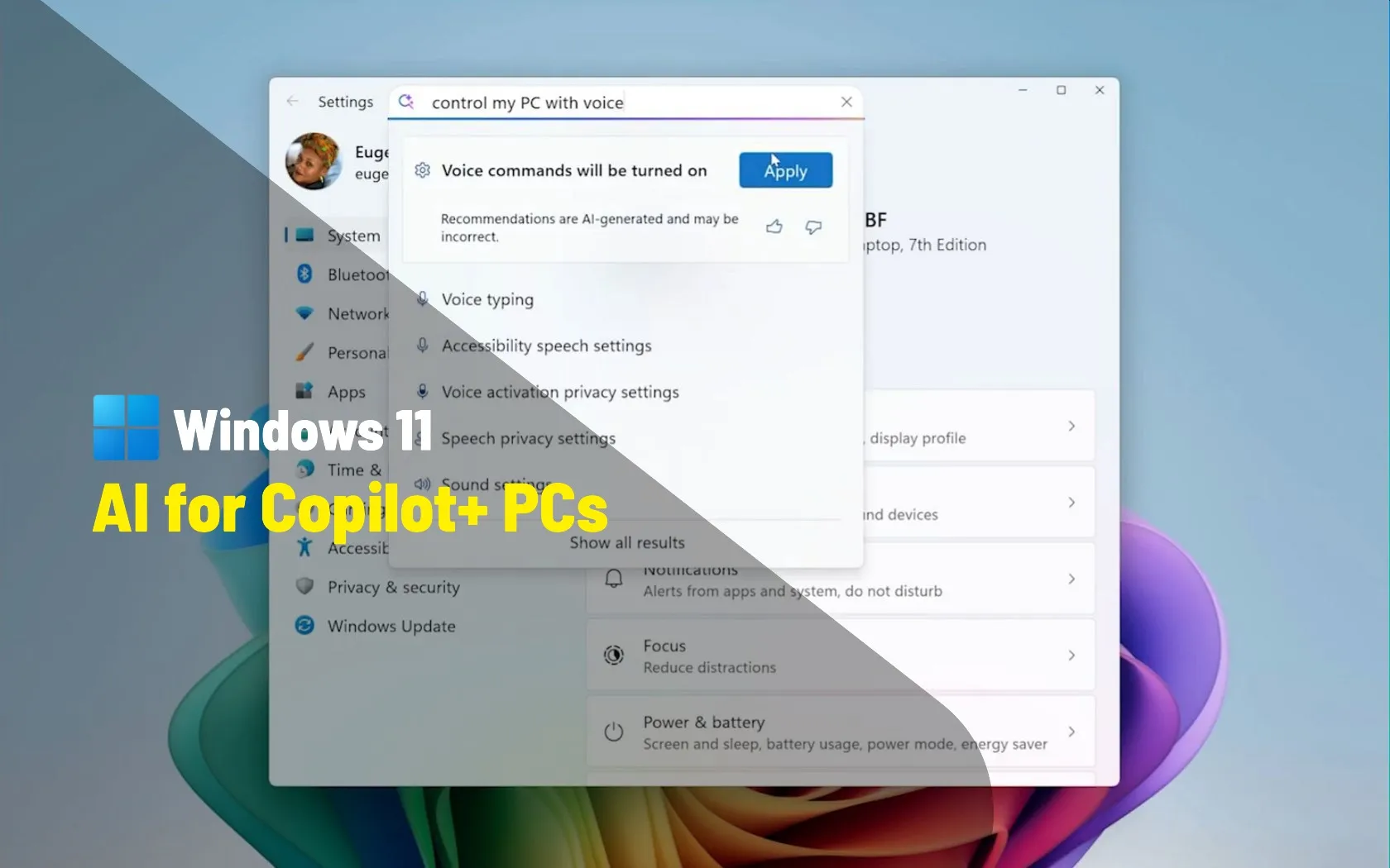 Las nuevas funciones de IA de Windows 11 para Copilot+ PC en 2025