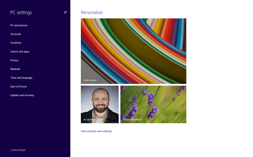 Configuración de Windows 8.1: cómo abrir la configuración de la PC ...