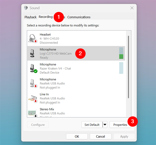 Cómo configurar el micrófono predeterminado en Windows 11 - Mundo Geek