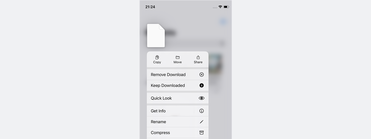 Cómo abrir un archivo desconocido en un iPhone