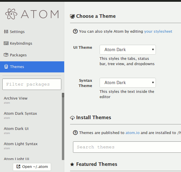 Práctica con el editor de texto Atom de Github