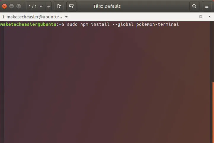 Cómo personalizar su terminal Linux con máscaras de Pokémon