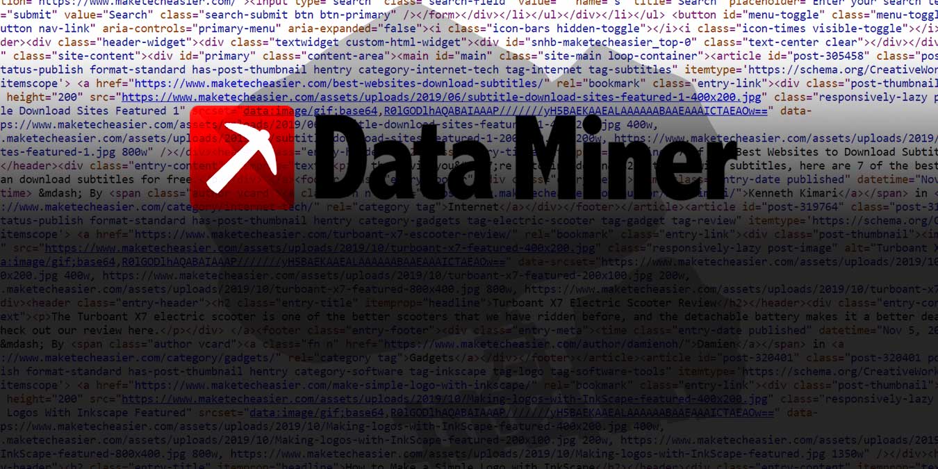 Cómo utilizar una herramienta de extracción de datos para extraer datos de páginas web