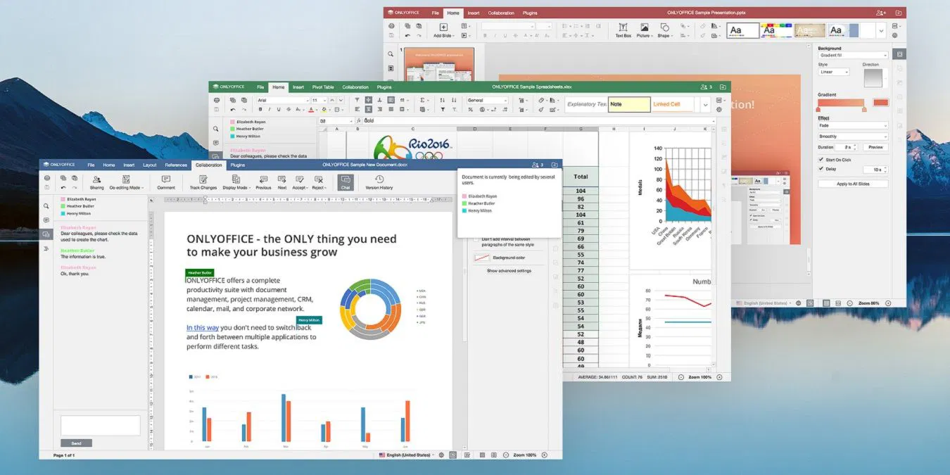 Revisión de Onlyoffice Workspace Cloud: colaboración segura en línea