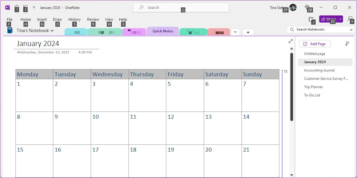 Más de 12 plantillas de OneNote para productividad