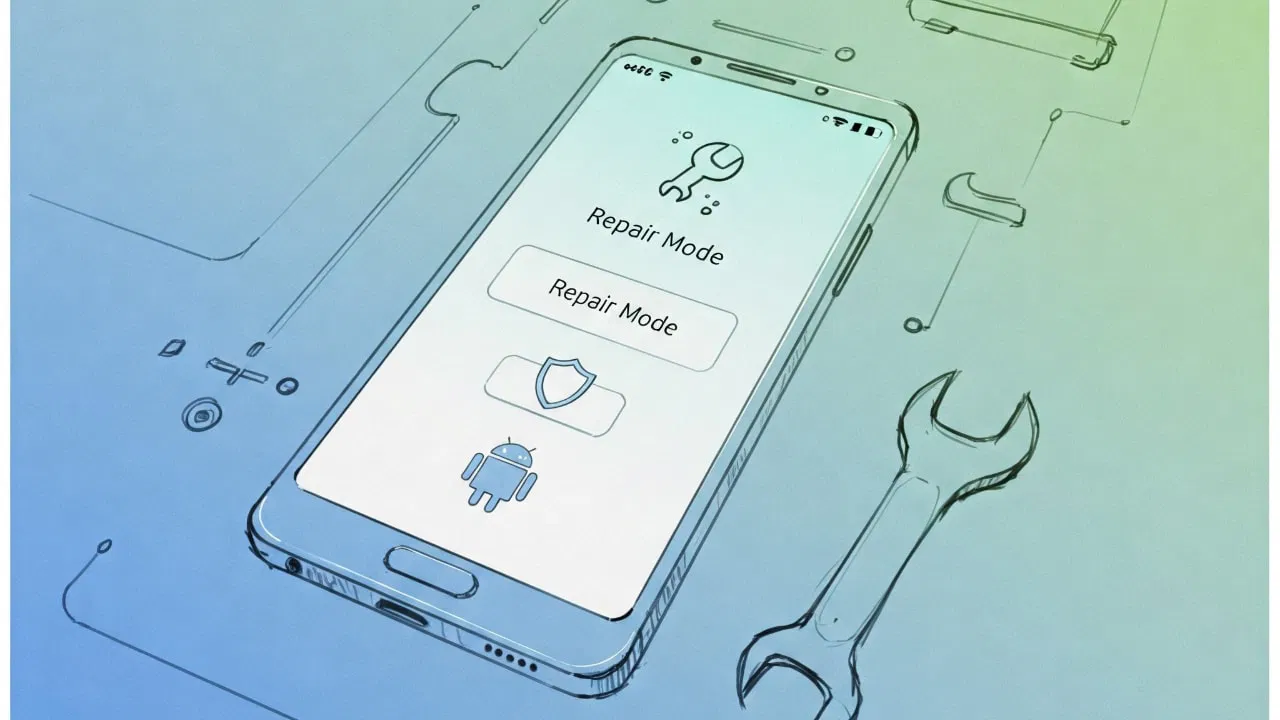 Cómo usar el modo de reparación para proteger sus datos durante las reparaciones en Android