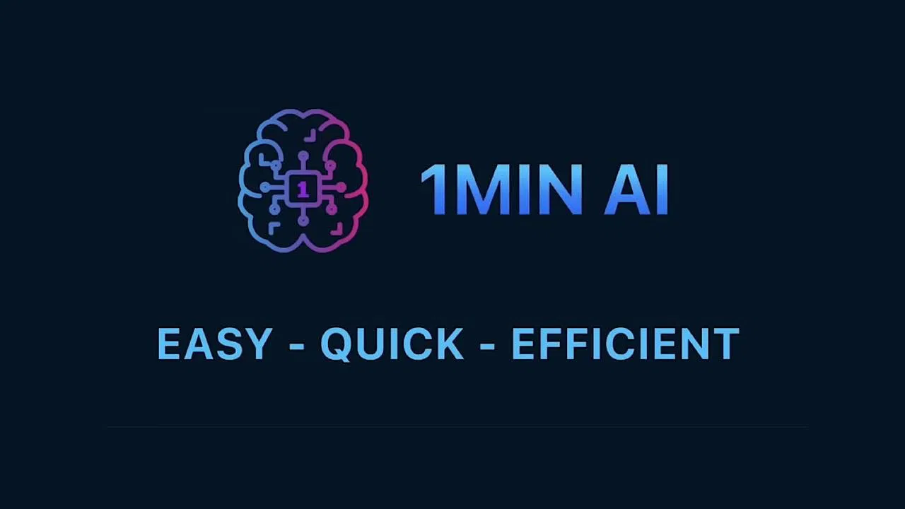 Obtenga una suscripción de Lifetime de 1min.Ai y tome un 87% de descuento
