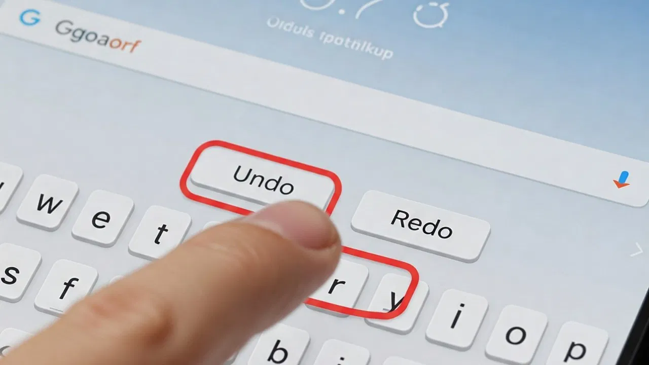 Cómo deshacer y rehacer su escritura en Gboard para Android