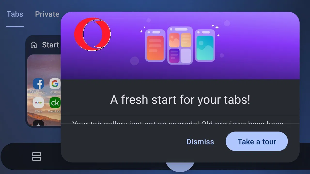 Opera le ofrece mejores formas de organizar sus pestañas en Android