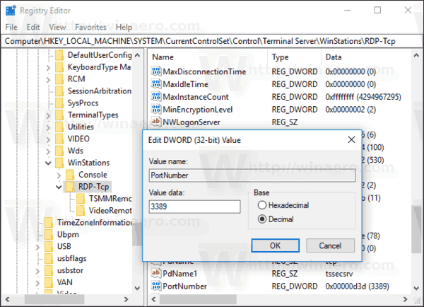Cambiar el puerto de escritorio remoto (RDP) en Windows 10 - Mundo Geek