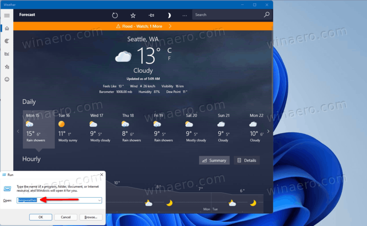 Comandos URI de Windows 11 para iniciar aplicaciones directamente