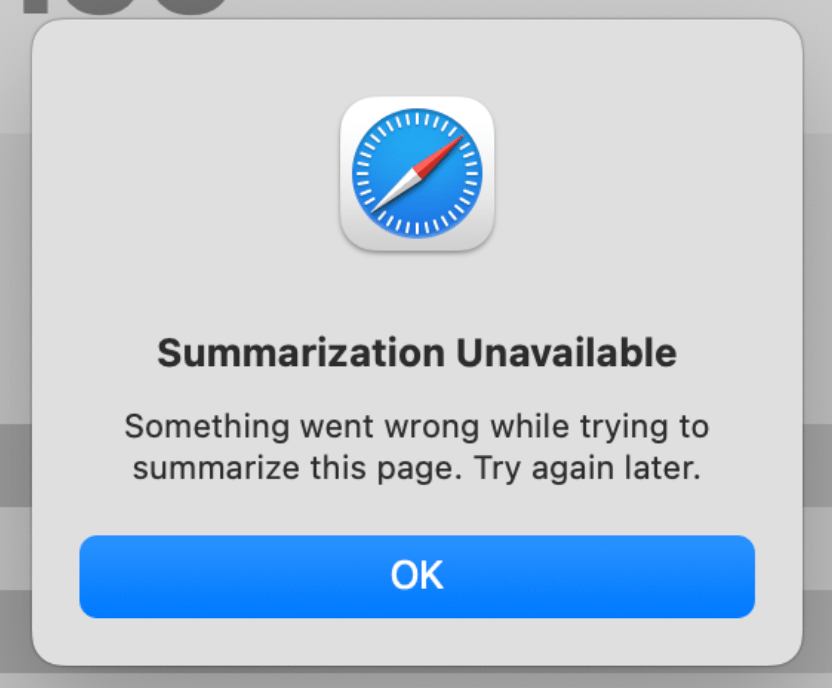 Solución de problemas de errores de Apple Intelligence: herramientas de escritura y resumen no disponibles