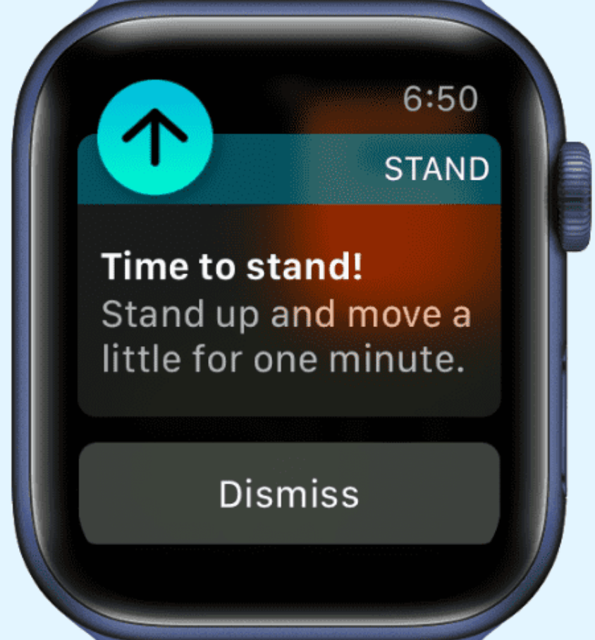 Cómo evitar que Apple Watch te diga que te pongas de pie por la noche mientras duermes