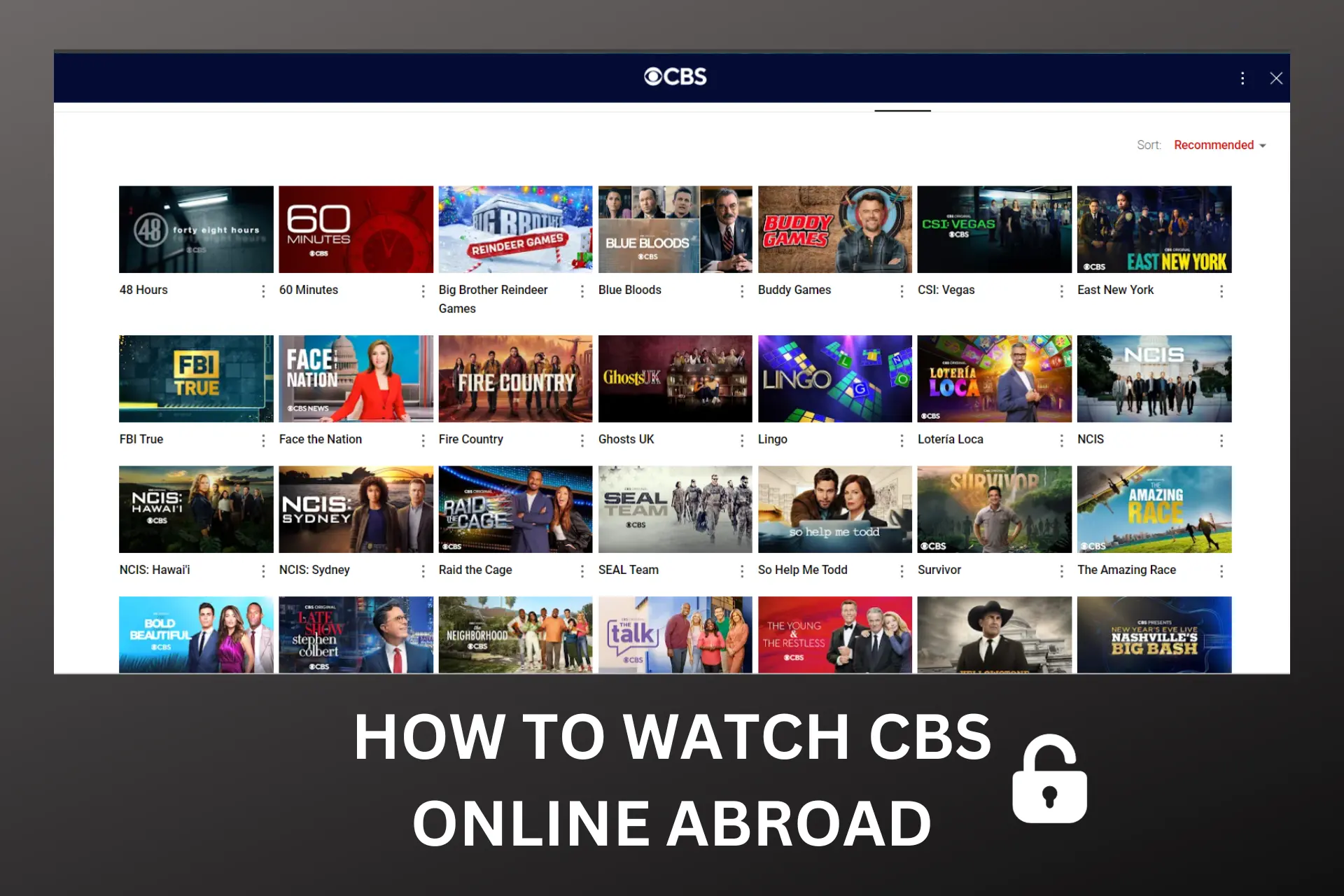 Cómo ver CBS Online Abroad: The Ultimate Streaming Guide