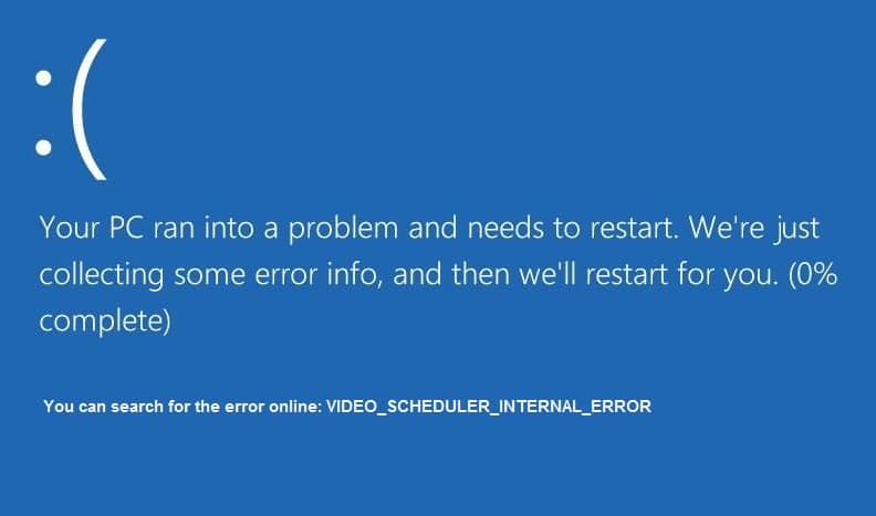 Error Inter Solucionar error interno del programador de video - Mundo Geek