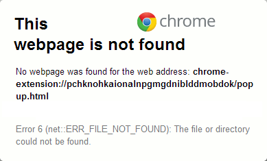 Løs Google Chrome-feil 6 (net::ERR_FILE_NOT_FOUND)