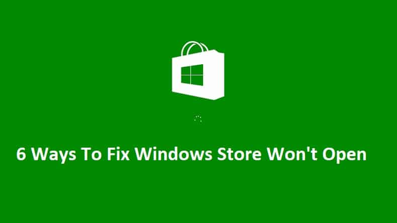 6 måter å fikse Windows Store som ikke åpnes