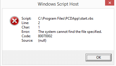 Løs Windows Script Host-feil når du starter Windows 10