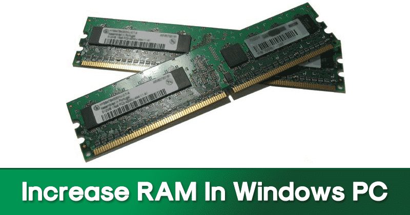Increase Pc Ram Cómo aumentar la RAM en una PC con Windows usando el espacio del disco ...