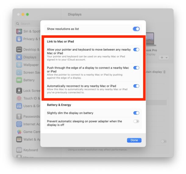 MacOS Sequoia, Sonoma, Ventura Sistem Ayarları'nda Evrensel Kontrol'e ...