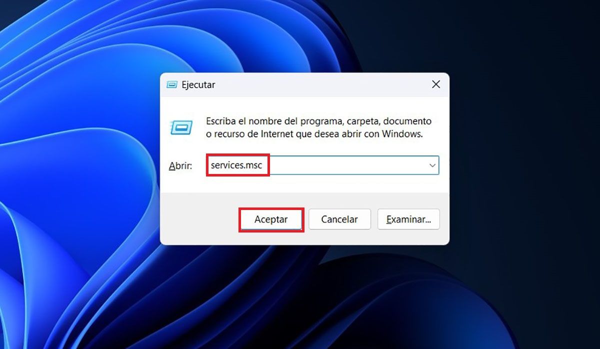 Ejecutar comando en Windows 11