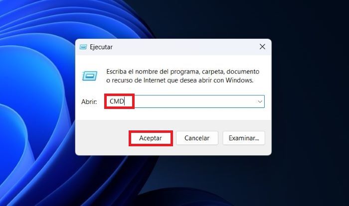 Abrir el Simbolo del sistema Windows 11