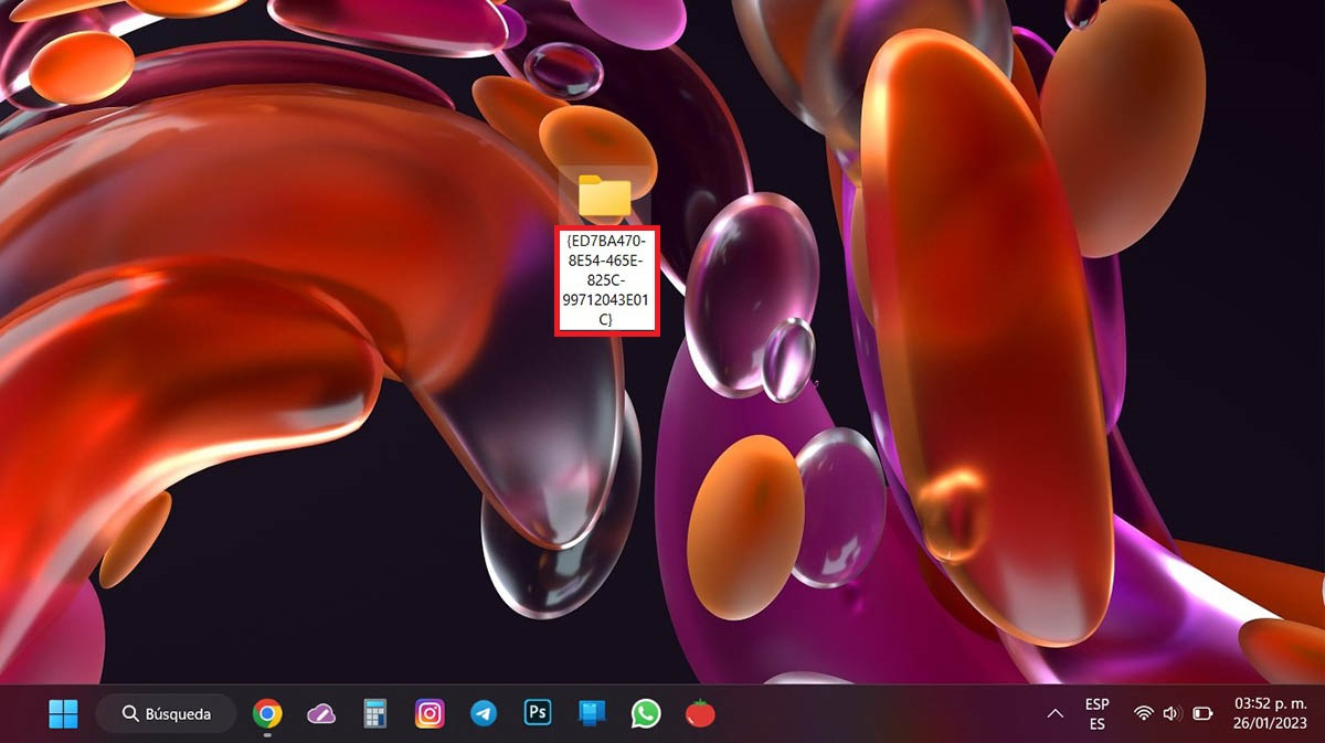 Cambiar nombre de la carpeta en Windows 11