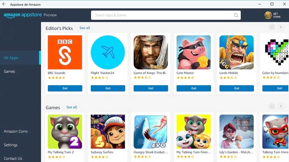 instalar un apk en windows 11 amazon store